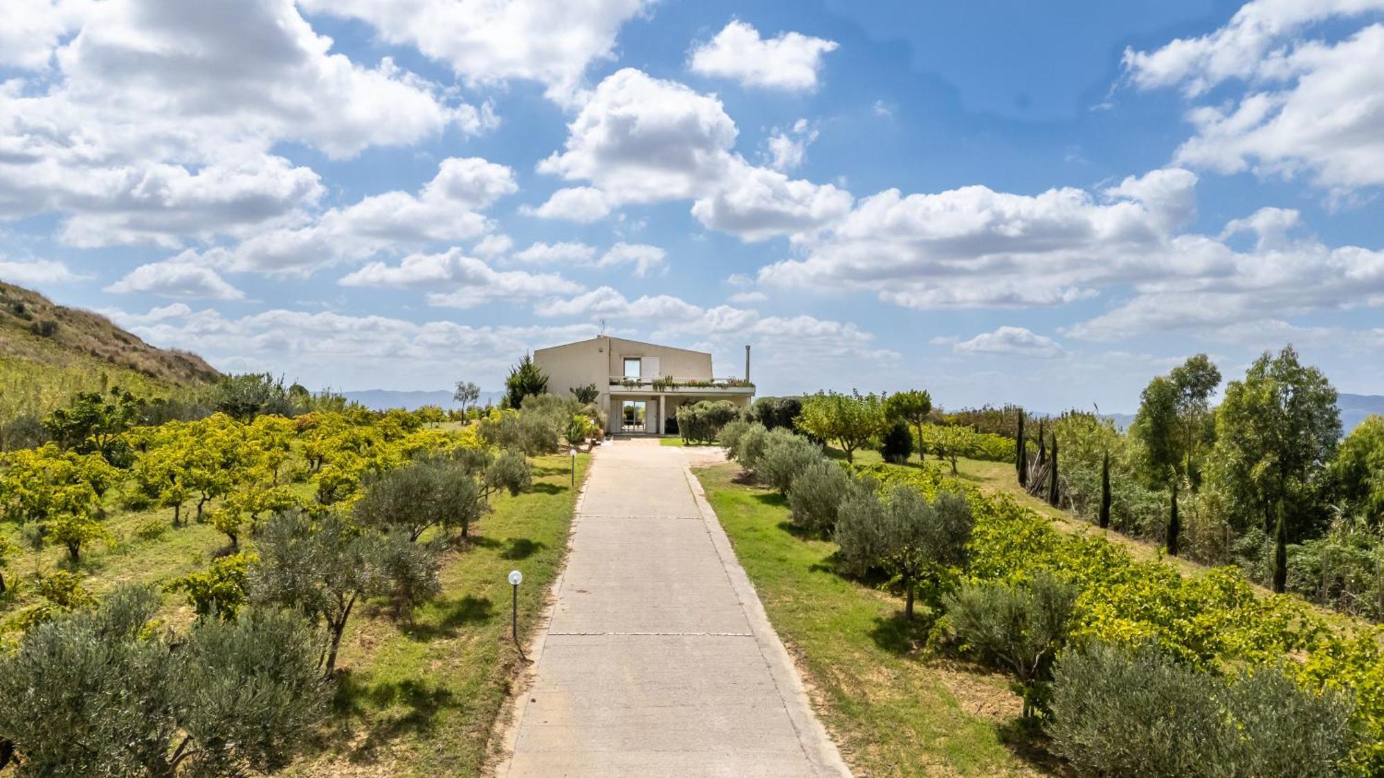 Villa Bonifato Vista Sulle Campagne E Sul Mare Siciliano Cozy House Italy Alcamo Exterior photo